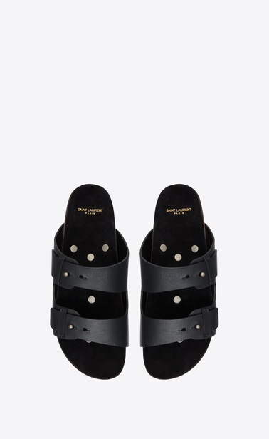 Jimmy sandal with leather strap
